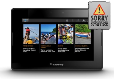 RIM retira el tablet BlackBerry PlayBook