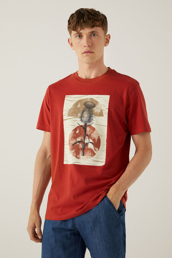 Camiseta estampado floral