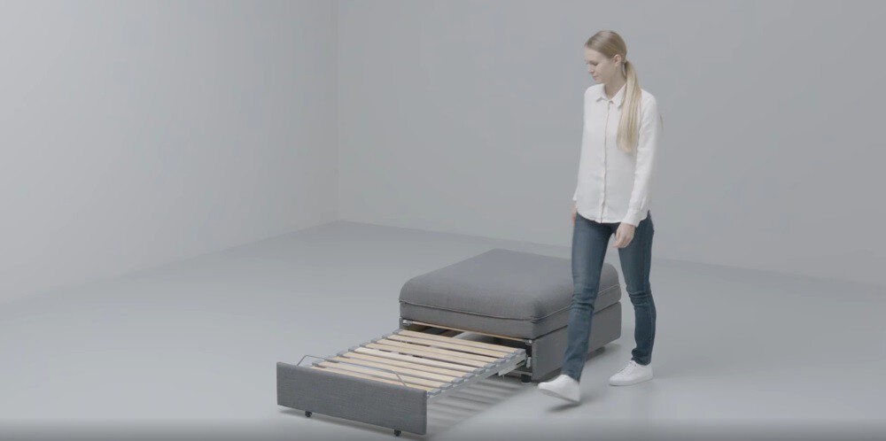 Este taburete de Ikea puede ser lo que tu casa necesita: se convierte en cama, ocupa poco espacio y sirve como almacenaje ¡Un top en comodidad!