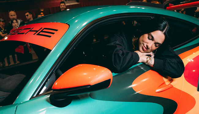 Dua Lipa Porsche
