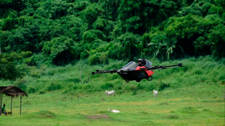 Parece un dron, pero es el coche volador más pequeño del mundo y se llama Koncepto Millenya