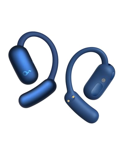 Soundcore by Anker Audífonos de Oído Abierto AeroFit 2 - Azul | Traducción tiempo real, 42h reproducción