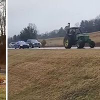 'Slow & Furious': roba un tractor John Deere y desata la persecución policial más lenta de la historia
