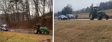 'Slow & Furious': roba un tractor John Deere y desata la persecución policial más lenta de la historia