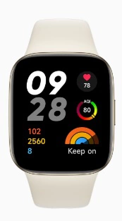Xiaomi Redmi Watch 3 アイボリー/ブラック スマートウォッチ