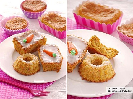 Pastelitos de zanahoria. Receta sin gluten