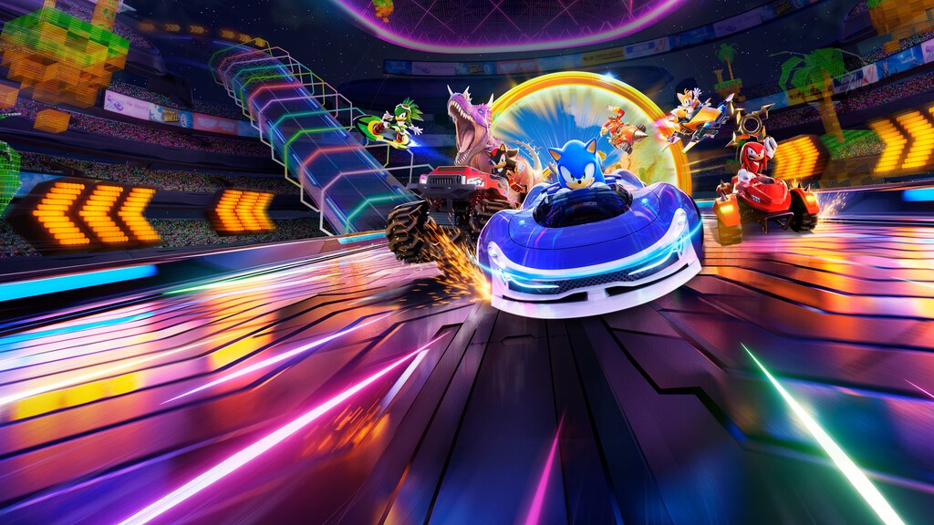 ¿Sonic le ganó a Mario en 2025? Carreras en el multiverso, invitados a la Smash Bros y patinetas en Sonic Racing: CrossWorlds.  