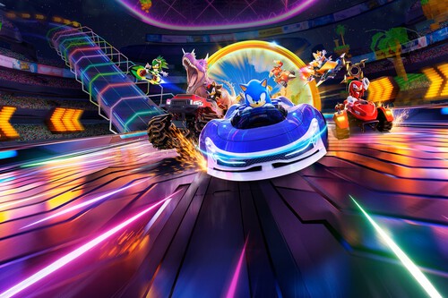 ¿Sonic le ganó a Mario en 2025? Carreras en el multiverso, invitados a la Smash Bros y patinetas en Sonic Racing: CrossWorlds.  