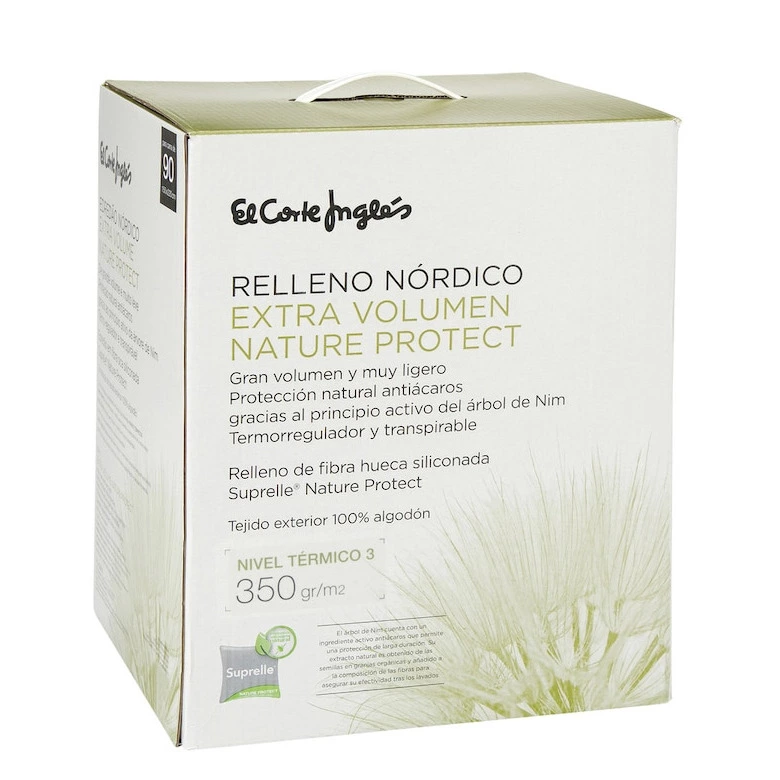El Corte Inglés - Relleno nórdico nivel térmico 3 fibra Extra Volumen Nature Protect El Corte Inglés.