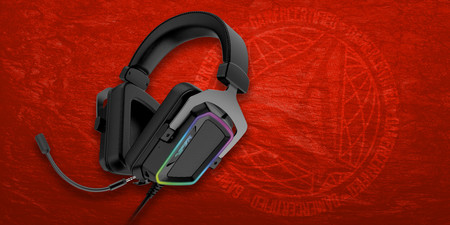 Estos auriculares V380 de Patriot quieren conquistar a los más jugones con su sonido envolvente 7.1 y luces RGB