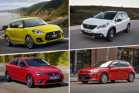 ¿Cuál me llevo? SEAT Ibiza vs. Peugeot 2008 vs. KIA Rio vs. Suzuki Swift Sport
