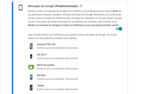 Google cambia su verificación de dos pasos con un aviso en el móvil: ahora llegará a todos tus móviles