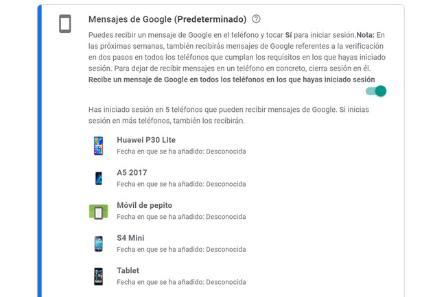 Mensajesdegoogle