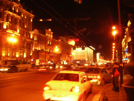 Nevsky Prospekt de noche