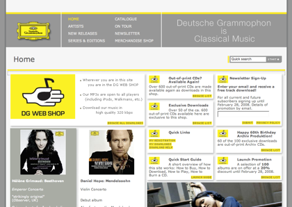 Deutsche Grammophon lanza un tienda de música clásica sin DRM
