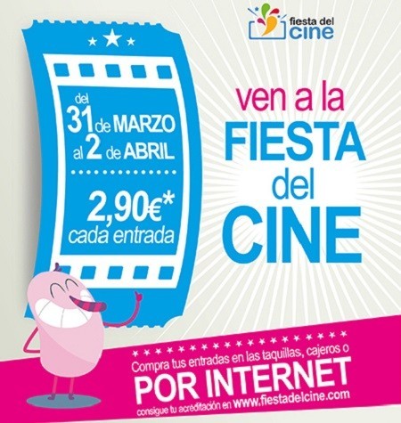 Ya podemos descargar la acreditación para 'La Fiesta del Cine' con entradas a 2,90 euros tres días