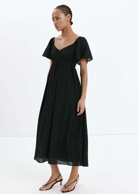 vestido fruncido