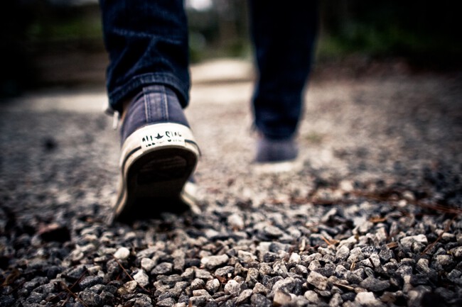 Man Path Walking Blur