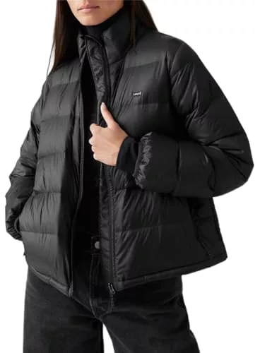 Levi's Chaqueta para mujer Packable Puffer Chase, Caviar, S