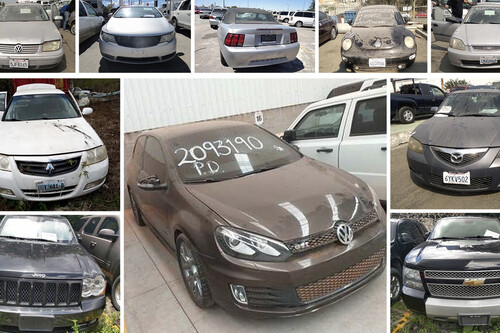 Los 134 autos que el Gobierno de México subastará el 20 de enero: pujas desde 5,333 pesos