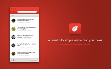 Leaf, lo nunca visto en interfaces minimalistas para leer noticias en RSS