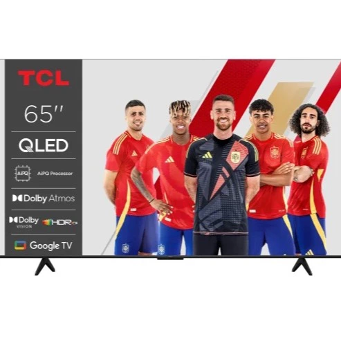  Smart TV QLED 65" (165,1 cm) TCL 65P71K, 4K UHD, 60 Hz, Procesador AiPQ Pro, Dolby AC4 Dolby TrueHD, Dolby Atmos DTS Virtual-X, Google TV 
