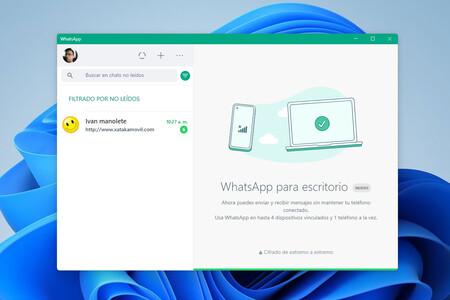 Con WhatsApp Desktop no se te perderá ni un chat con el nuevo filtro de mensajes no leídos