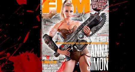 Anna Simón + 'Gears of War 3' = Cerebro de jugón fundido