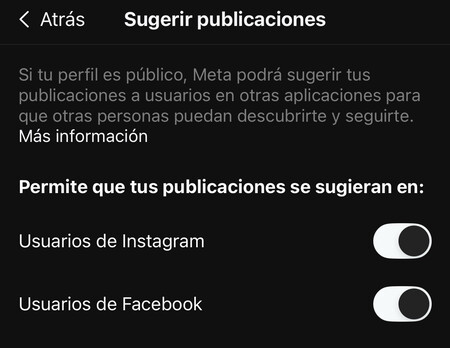 Sugerir publicaciones