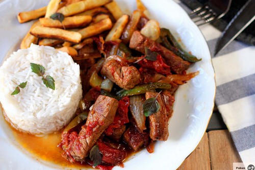 Receta Filete Lomo Saltado