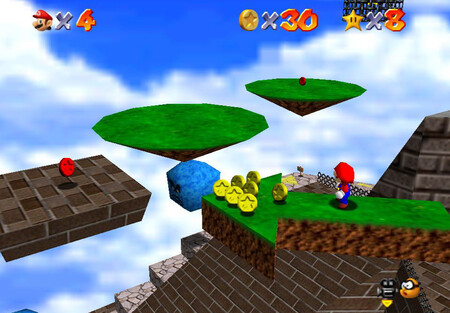 Super Mario 64: cómo conseguir la estrella Red Coins on the Floating Isle de Whomp's Fortress