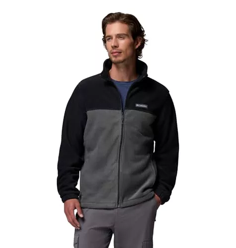 Columbia Steens Mountain Full Zip 2.0, Forro Polar Hombre, Black, Grill, L