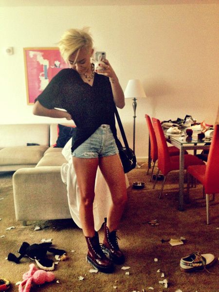 Miley nuevo look