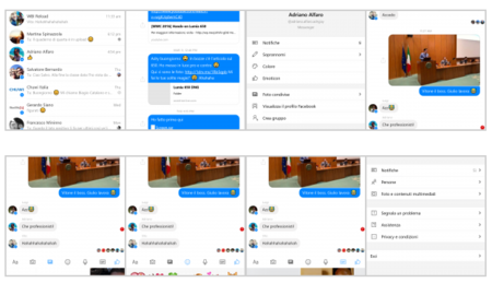 Esta es la vista previa de Facebook Messenger para Windows 10 Mobile