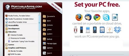Utilizar el software portable desde nuestra red local