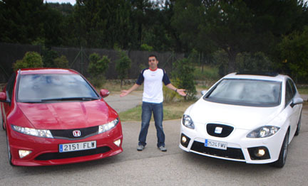 Comparativa: Honda Civic Type-R contra SEAT León FR (parte 1)