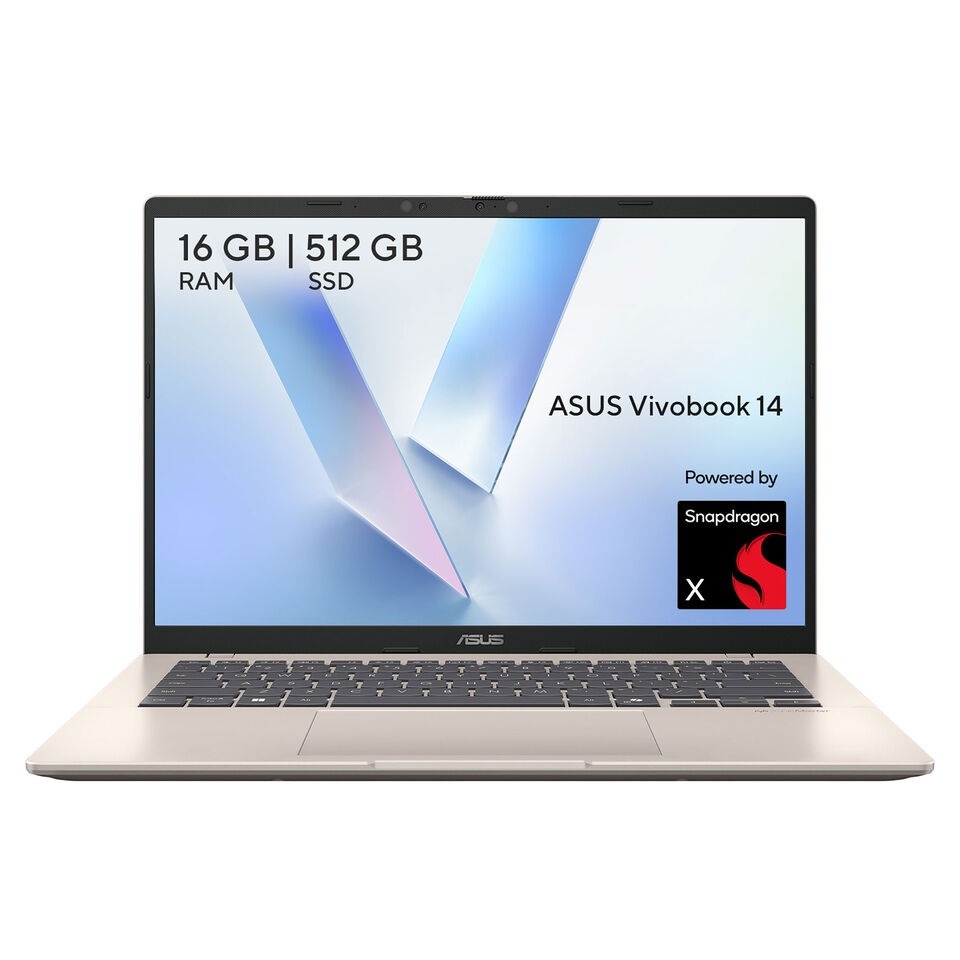 ASUS Vivobook 14, Snapdragon X X1, 16/512 GB