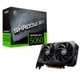 Placa De Vídeo Msi Rtx 5060 8gb Gddr7 128 Bits Shadow 2x Oc
