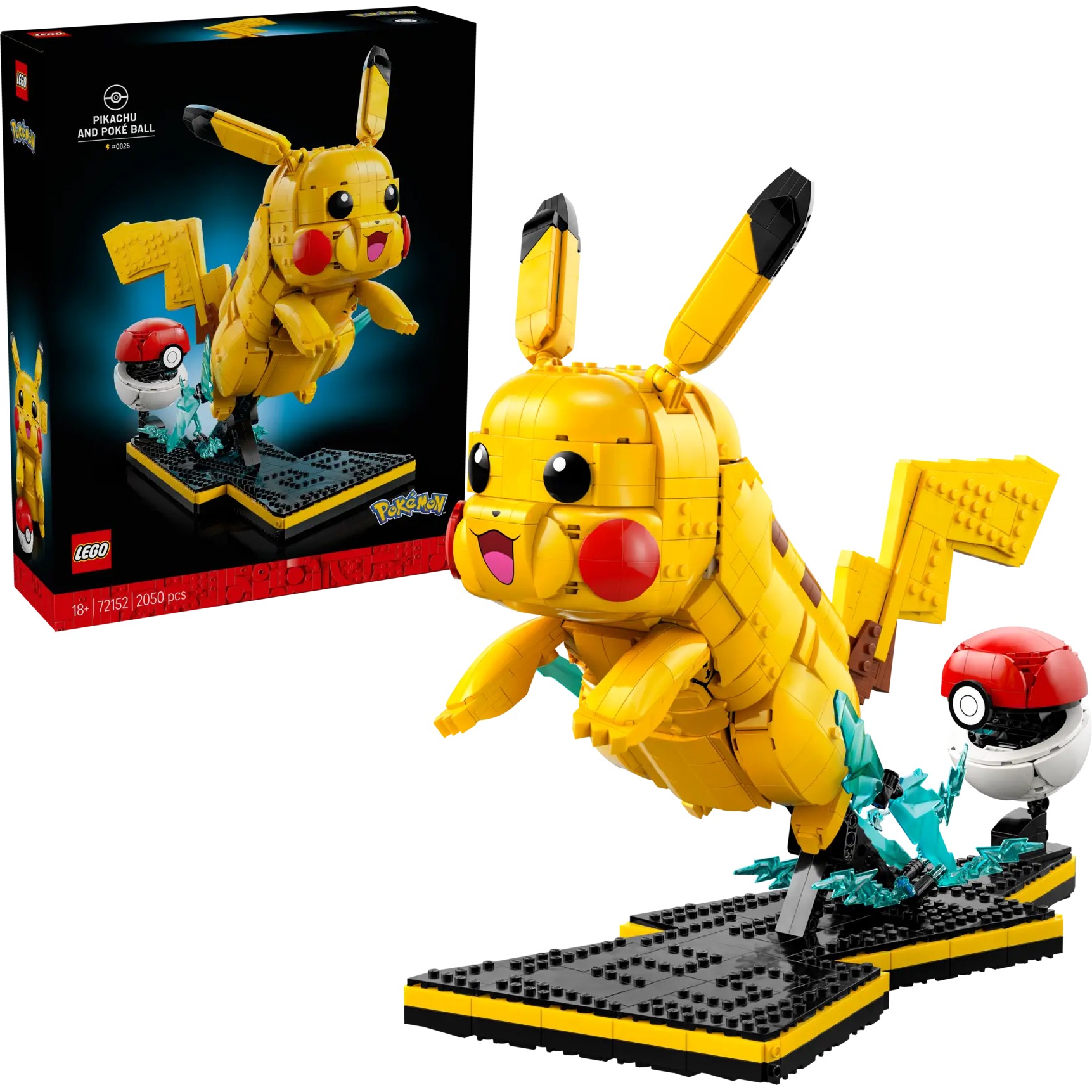 Pikachu y Poké Ball