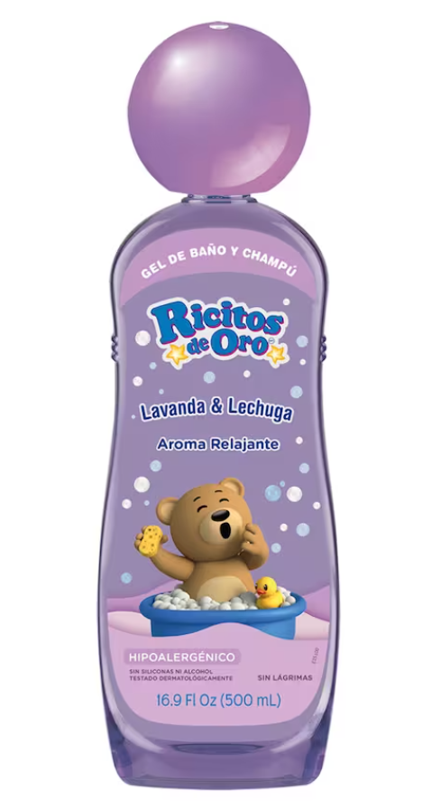 Champú y gel 2 en 1 Lechuga-Lavanda Ricitos de Oro