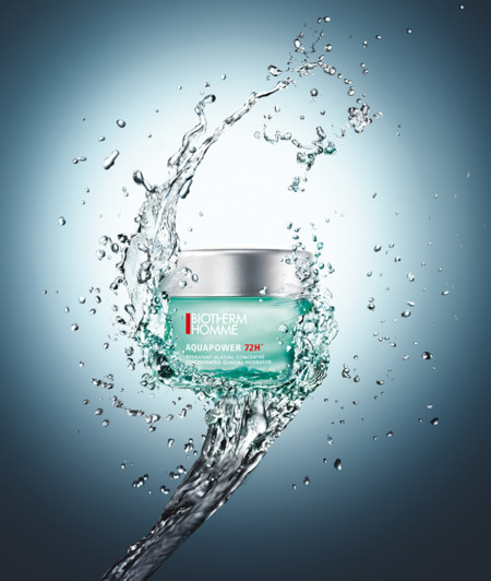 Aquapower, un concentrado glacial de Biotherm capaz de hidratar en profundidad la piel masculina