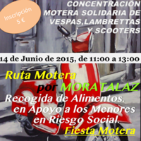 14 de junio, Iª Concentración Motera Solidaria: Comparte Moratalaz 