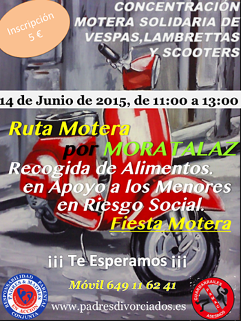 14 de junio, Iª Concentración Motera Solidaria: Comparte Moratalaz