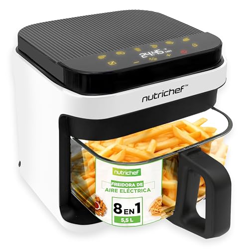 NutriChef Freidora de Aire 5,5L