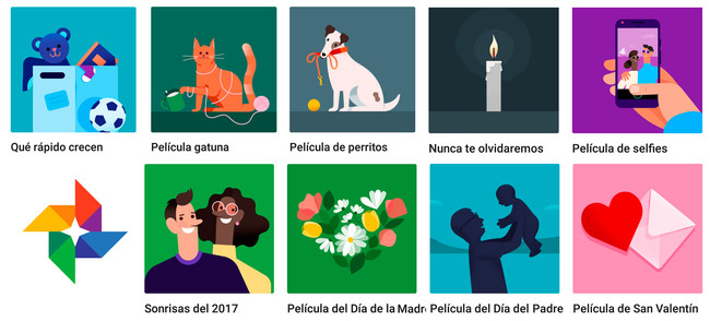 Google Fotos Peliculas Tematicas