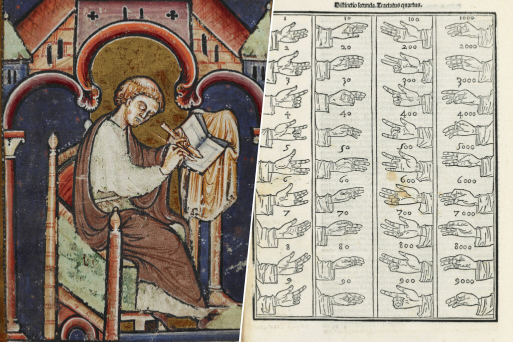 La Edad Media parece una era oscura. Hasta que descubres que eran capaces de contar hasta 9.999 con los dedos de las manos