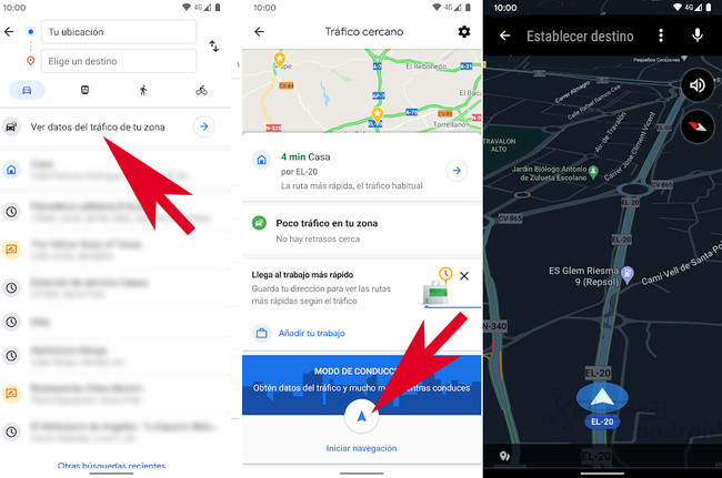 Cómo activar el modo de conducción en el nuevo Google Maps para Android