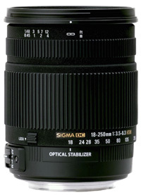 Nuevo objetivo ultrazoom 18-250 mm. de Sigma