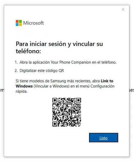 Windows Samsung Tu telefono 