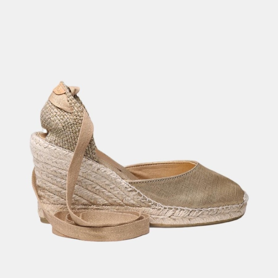 Toni Pons
Alpargata valenciana de mujer con cuña y cintas